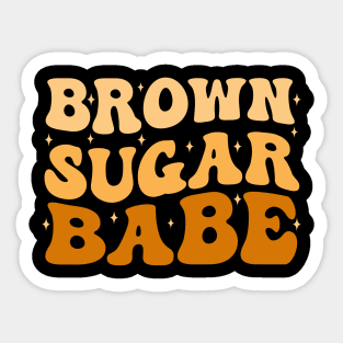 Brown Sugar Babe Proud Black Women African Pride Sticker